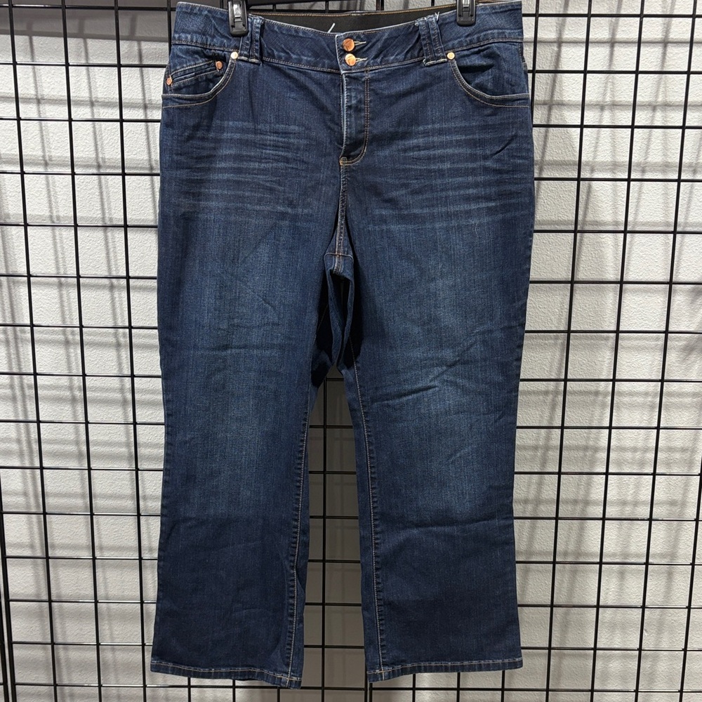 Lane Bryant Dark Blue Petite Jeans
